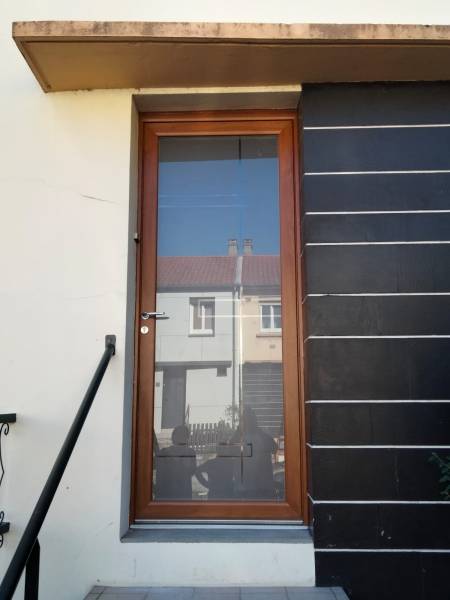 REMPLACEMENT PORTE ENTRÉE ALU / BOIS  ET PVC  A GRENOBLE
